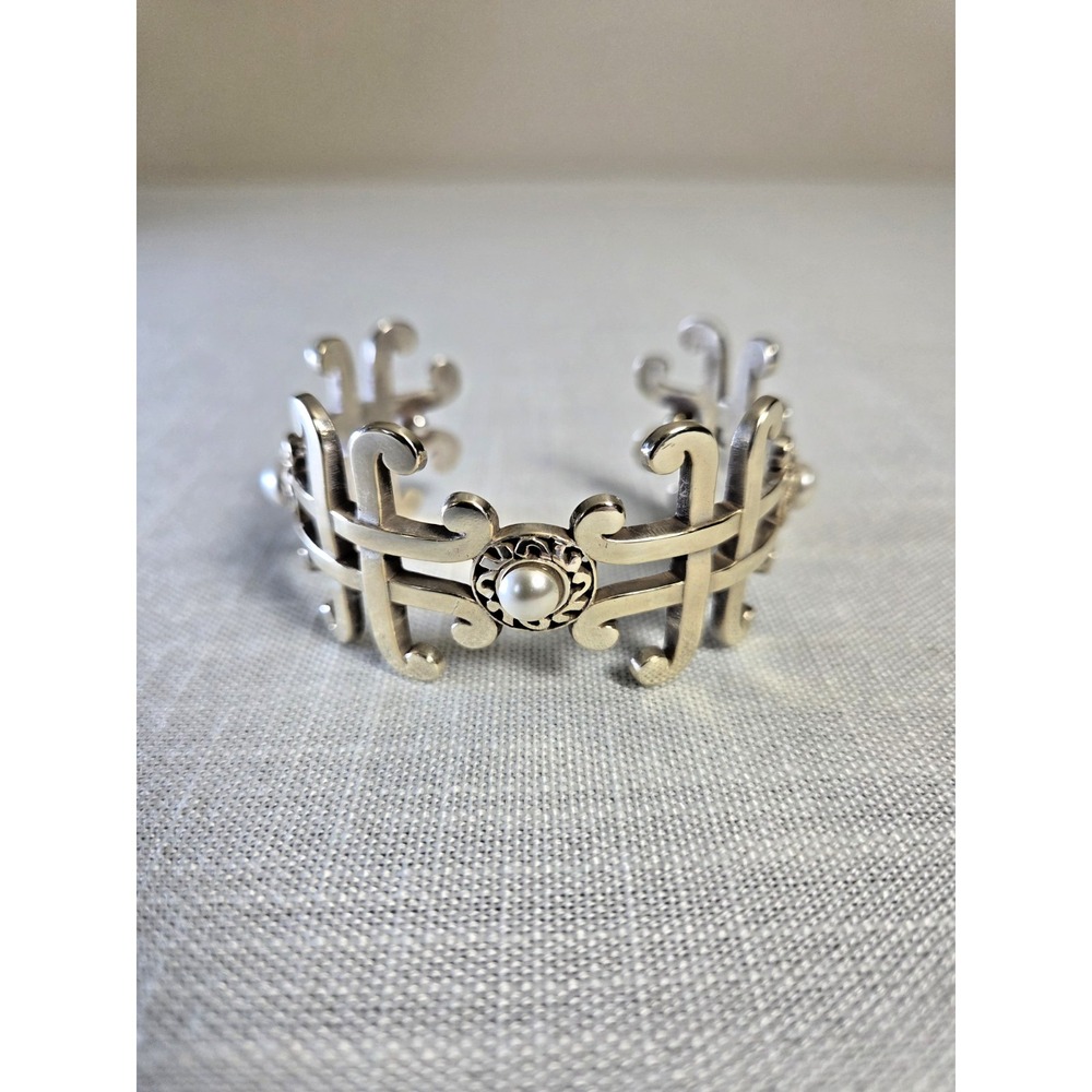 Brighton Silver Cross Motif Bracelet and Earring Set - Picture 6 of 11